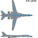 세계 최고의 초음속 폭격기 B-1B 랜서 (LANCER) 폭격기 이미지