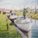 수채화 일러스트 이미지