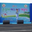 용두초교 81년(29회)졸업생 가수 김재필 - 타이틀곡/사랑꽃 춘장대해수욕장 개장식 축하 공연사진 ... 이미지