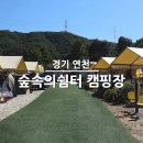 숲속의노래연습장 | 연천 숲속의쉼터 키즈캠핑장 개별 화장실 타프 신해솔공연