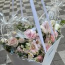 로망드팔레트 | 마곡나루 꽃집 로망드팔레트, 고급스러운 달항아리 꽃바구니 꽃선물 후기