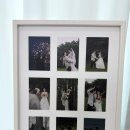 9테이블 | 웨딩 포토테이블 9컷 콜라주 액자 '액자친구들' 제작 후기! 야외웨딩스냅