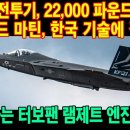 KF-21 전투기, 22,000 파운드 엔진 개발. 록히드 마틴 긴장 이미지