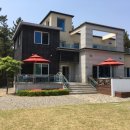 해변에서 펜션 이미지