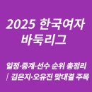 목행산단6로 2R | 2025 한국여자바둑리그 일정·중계·선수 순위 총정리｜김은지·오유진 맞대결 주목