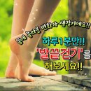 [하루 1분만! '발끝걷기'를 해보세요! 놀라운 변화가 생길거에요!] 이미지