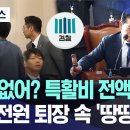 "증빙 없어? 특활비 전액 삭감" 국힘 전원 퇴장 속 '땅땅땅' 이미지