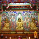 천축사 목조석가삼존불 이미지