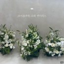 코미플라워에서 가성비 조화 센터피스 대여 후기 | 웨딩 촬영 소품 추천