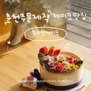 춘천순환로 | 춘천레터링케이크 기념일 주문제작 꽃다발케이크 망고 치즈케이크 후기, 한림성심대 무인카페