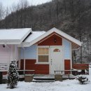 시냇물과 눈꽃세상 이미지