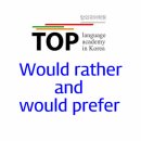 Would rather and would prefer 이미지