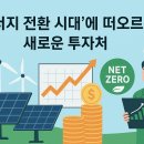 ‘에너지 전환 시대’에 떠오르는 새로운 투자처