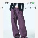 시티브리즈 와이드 카고 팬츠_PURPLE 퍼플 이미지