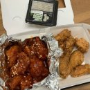 세븐일레븐 수지풍덕천 중앙점 | 수지 풍덕천중앙점 BBQ 황금올리브+양념 반반 콤보(다리, 윙, 봉) 찐후기