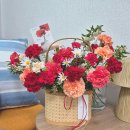 잠실새내꽃집 아크앤시엘 어버이날꽃바구니 주문했어요