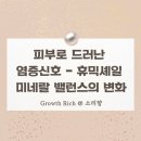 티엠메디컬 | 피부로 드러난 염증신호-휴믹셰일 미네랄 밸런스의 변화