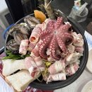 아쿠아 해물포차 | 여수포차맛집 쫑포밤바다포차 돌문어해물삼합 후기