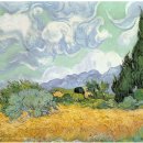 [그림]반 고흐 / 삼나무가 있는 밀밭(Wheat Field with Cypresses) 이미지