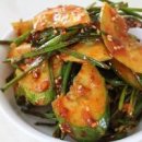 부추오이무침 만들기 오이반찬 오이부추무침 레시피 이미지