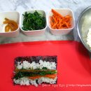 울외장아찌 넣은 마약김밥 ~ 이미지