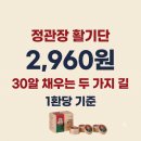 27200-가-30 | 정관장 활기단 10환과 30환 - 30알 채우는 데 2,960원 차이