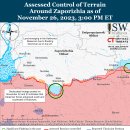 러시아 공세 캠페인 평가, 2023년 11월 26일(우크라이나 전황) 이미지