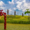 평화누리 통일기원 돌무지 이미지