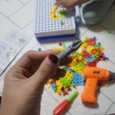 창의력 쑥쑥 3D펜 아트 | [입체드릴아트블록]아이들 소근육발달에 좋은 공구놀이박스 유아선물추천 내돈내산 솔직후기