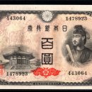 성덕태자 도안의 일본 백엔 지폐 이미지