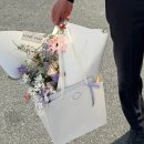 김해 꽃집 추천 꽃배달 가능한 율하 곰플라워 웨딩 촬영 부케 후기