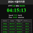 2024년3월17일 서울동아마라톤 기록 이미지
