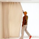 씨유 지축한림풀에버점 | 고양 지축 한림풀에버 거실, 4계절 내내 따뜻한 채광 커튼달아드림