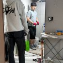 베어스 타운 | 정밀한 졸리컷 작업,샤워 파티션까지 문래 베어스타운 타일 전체 시공후기