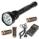 SecurityIng? 9X CREE XM-L T6 LED 11000Lm LED Flashlight Torch + 3X 26650 Battery + Charger 이미지