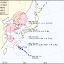 제7호 태풍 콘파스 이동경로입니다. 이미지