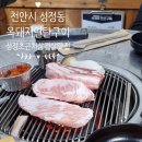 성정초 | 천안시 성정동 연탄구이 돼지고기 삼겹살 항정살 맛집 [옥돼지연탄구이]
