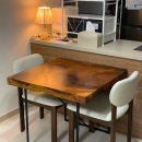 옹기의 만남 | 고재와옹기의만남 남양주 고재공방｜월넛 우드슬랩 식탁 제작 &amp; 폴인퍼니 누벤 식탁의자 후기