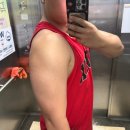 인클라인벤치프레스하면서 느낀 하덱스 코어 아치로고나시 헬스복 후기