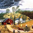 미국의 국민화가 모지스 할머니 Grandma Moses 이미지