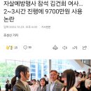 자살예방행사 참석 김건희 여사…2~3시간 진행에 9700만원 사용 논란 이미지