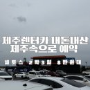 제주여행3 렌터카 제주속으로 셀토스 내돈내산 렌트카 주의점 정보