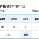 [컴퓨터활용능력필기] 2급 1트만에 합격 !!!! 이미지