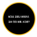씨젠부속의원 | 보건소 코로나 바이러스 검사 진단 비용, 시간은?