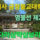 범어사 금정불교대학 염불선 제 27강 아뇩다라삼먁삼보리 번역 이미지