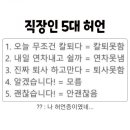 직장인 5대 허언 이미지