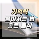 사진첩＞ 기억력 좋아지는 법! 좋은 음식 이미지