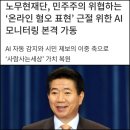 [소셜]노무현재단, 민주주의 위협하는 '온라인 혐오 표현' 근절 위한 AI 모니터링 본격 가동 이미지
