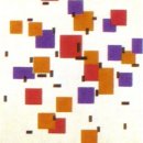 건반위의 채색 by 몬드리안 | 피에트 몬드리안 (Piet Mondrian, 1872~1944) ①