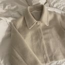 울 크롭 자켓 코트 새상품